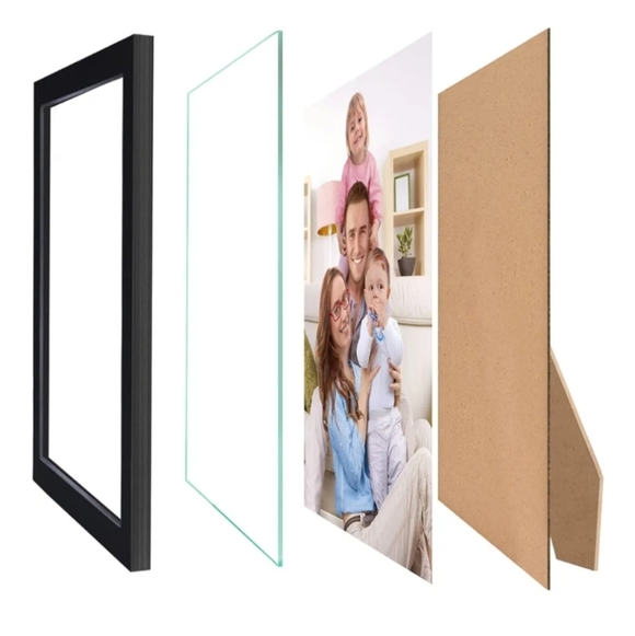 Black Picture Frame Set - Picture 10 of 11